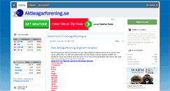 Desktop Screenshot of aktieagarforening.se