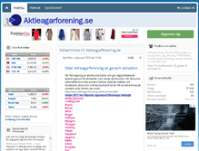 Tablet Screenshot of aktieagarforening.se